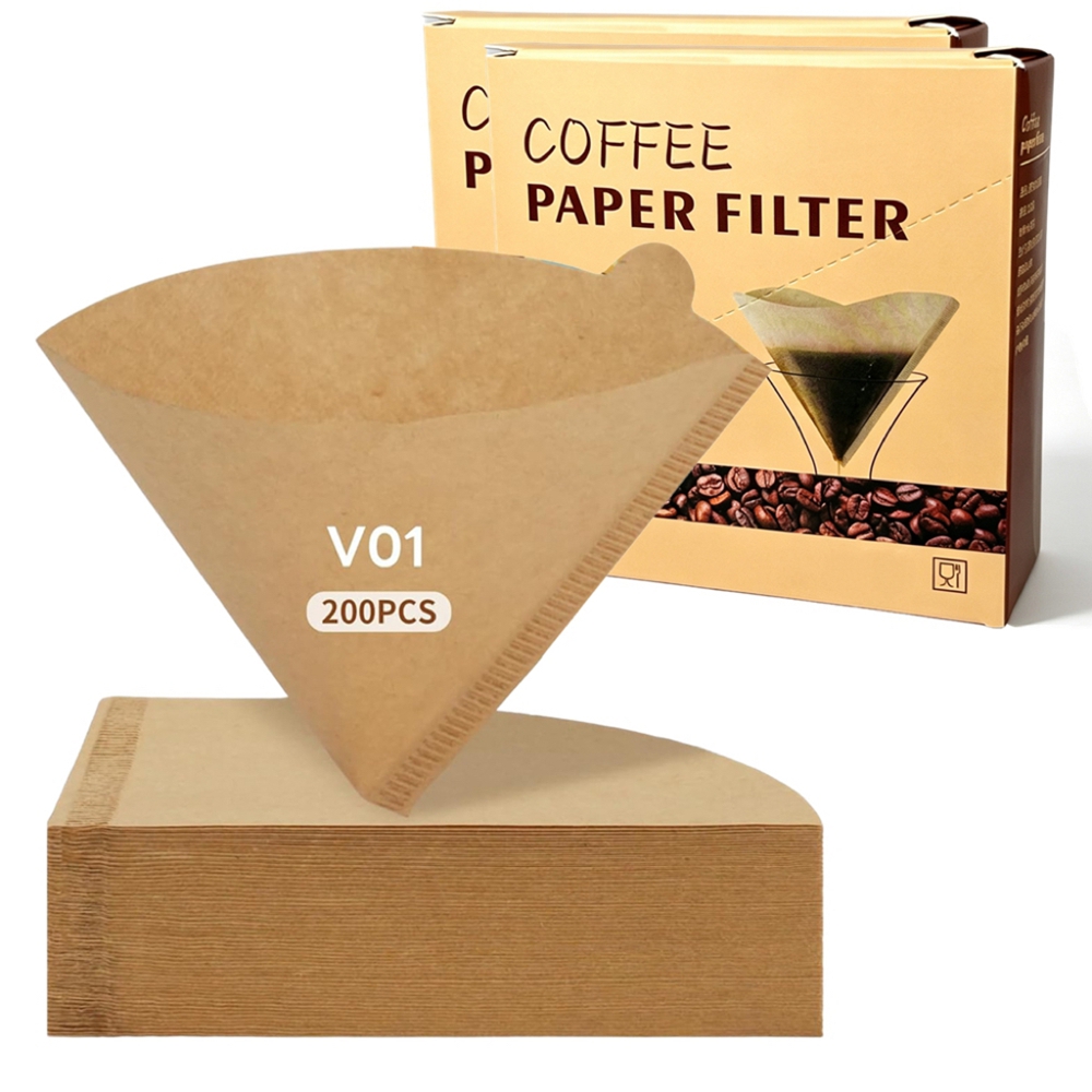 Coffee Tea Paper Cups - Koffiefilters 200 stuks conische koffiefilters #