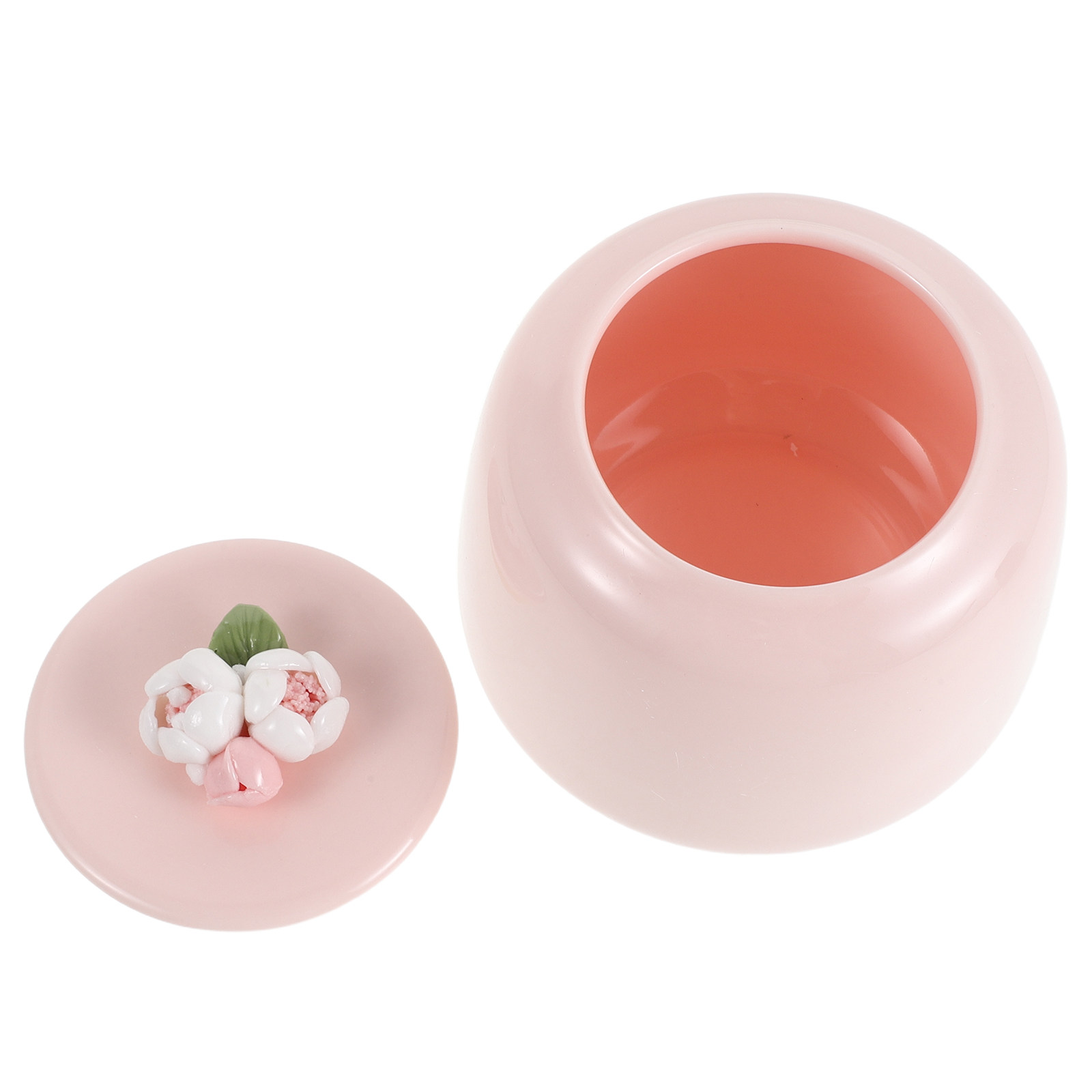 Canister Coffee Sugar Tea - Keramische theepot roze porselein luchtdichte opbergbus