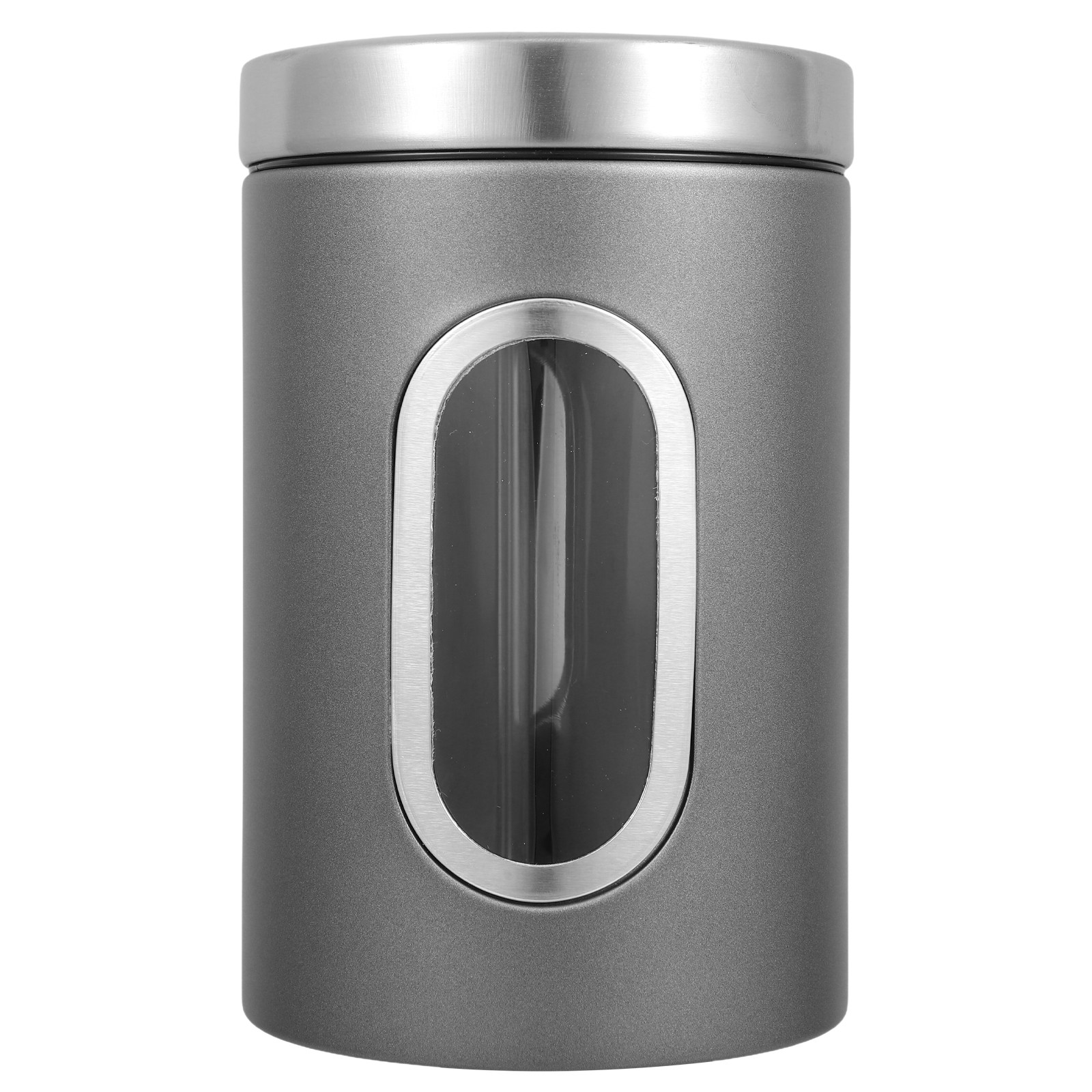 Canister Coffee Sugar Tea - RVS bewaardoos zilvergrijs luchtdicht keukencontainer voor