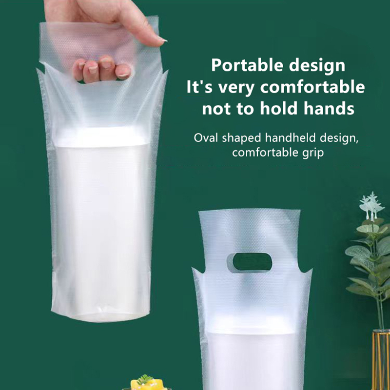Coffee Tea Mugs - 100 Stuks Wegwerp Drank Plastic Zakken