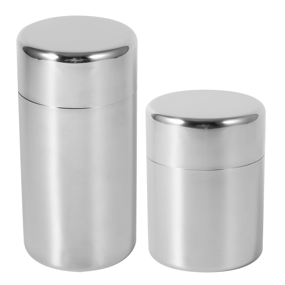 Canister Coffee Sugar Tea - Roestvrijstalen Theeblaadjes Canisters Thuis Keukenbussen Voor