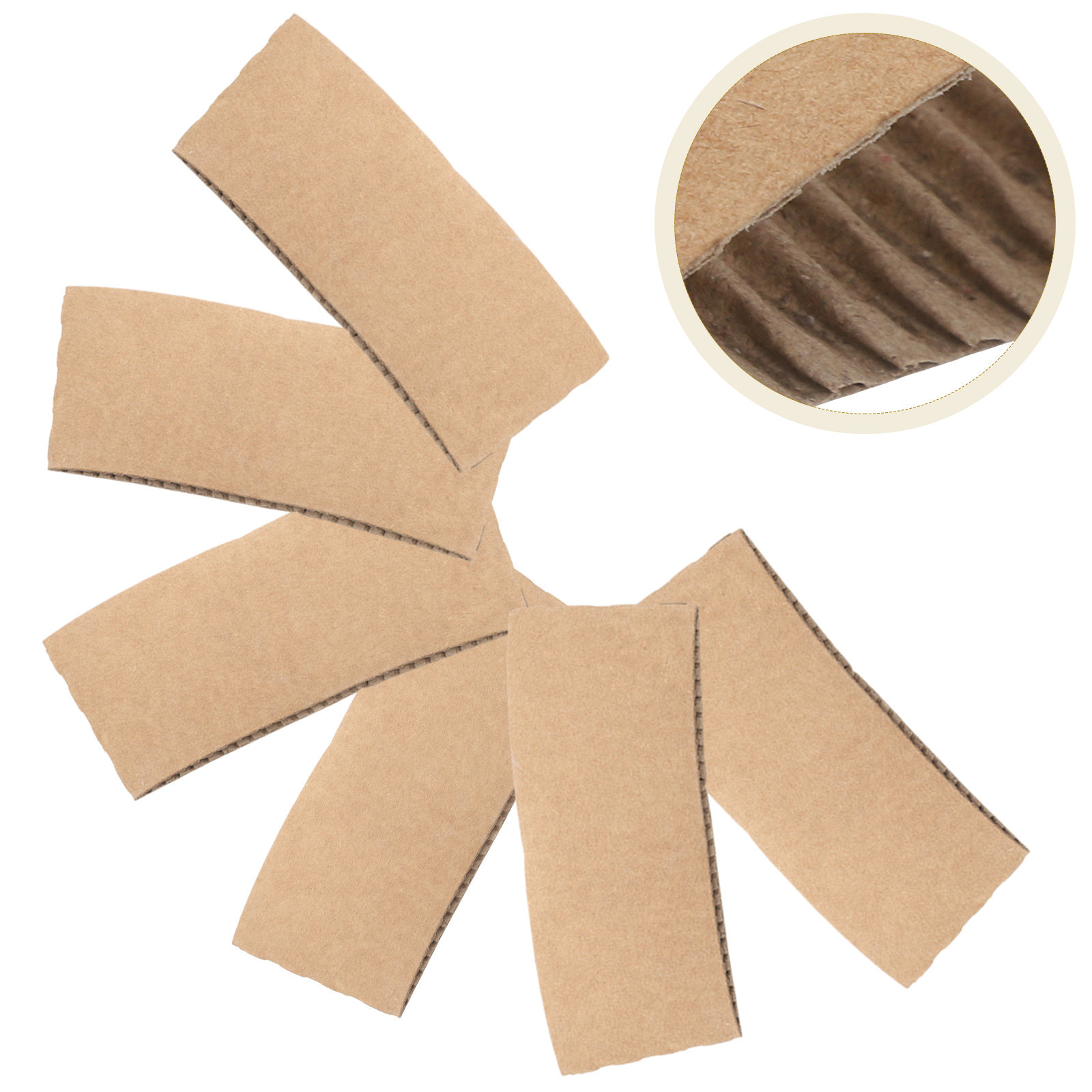 Coffee Tea Paper Cups - 100 Stuks Kraftpapier Bekerhoezen Golfkarton Wegwerp