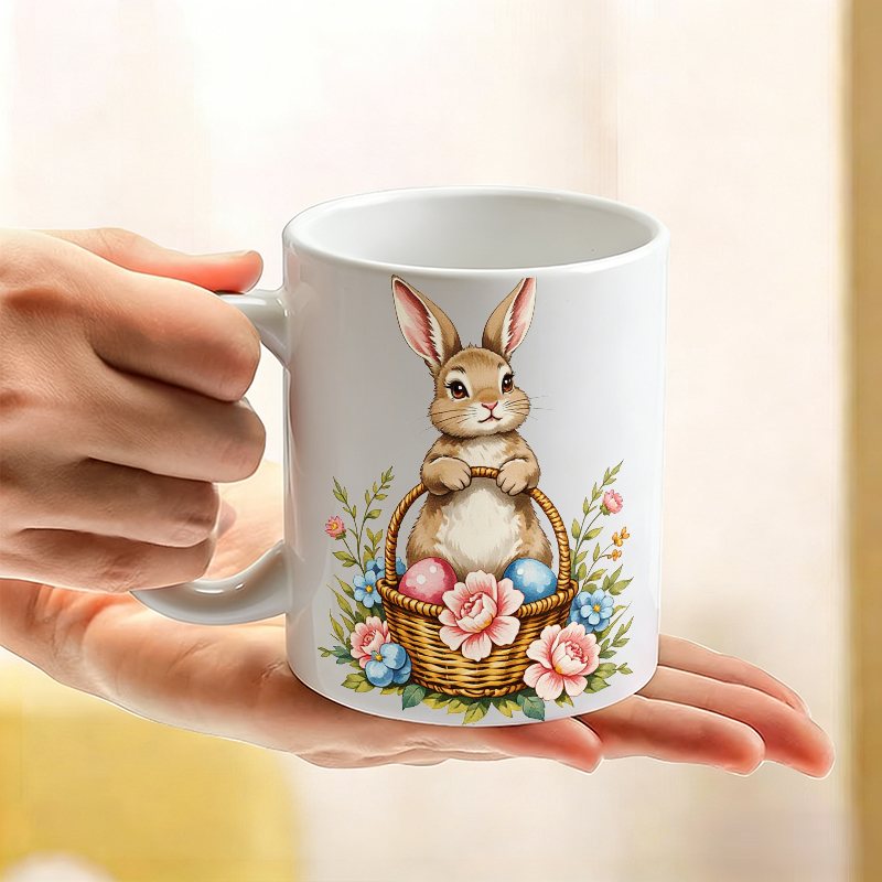 1 STKS Paashaas Eiermand Keram - Coffee Tea Gift Basket recensie en prijs