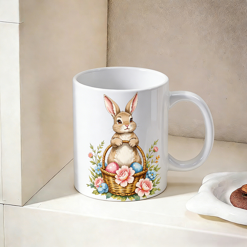 1 STKS Paashaas Eiermand Keram - Coffee Tea Gift Basket recensie en prijs