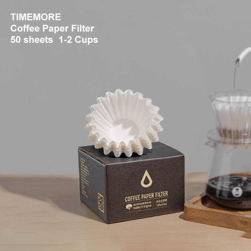 TIMEMORE Koffiebapierfilter vo - Coffee Tea Paper Cups recensie en prijs