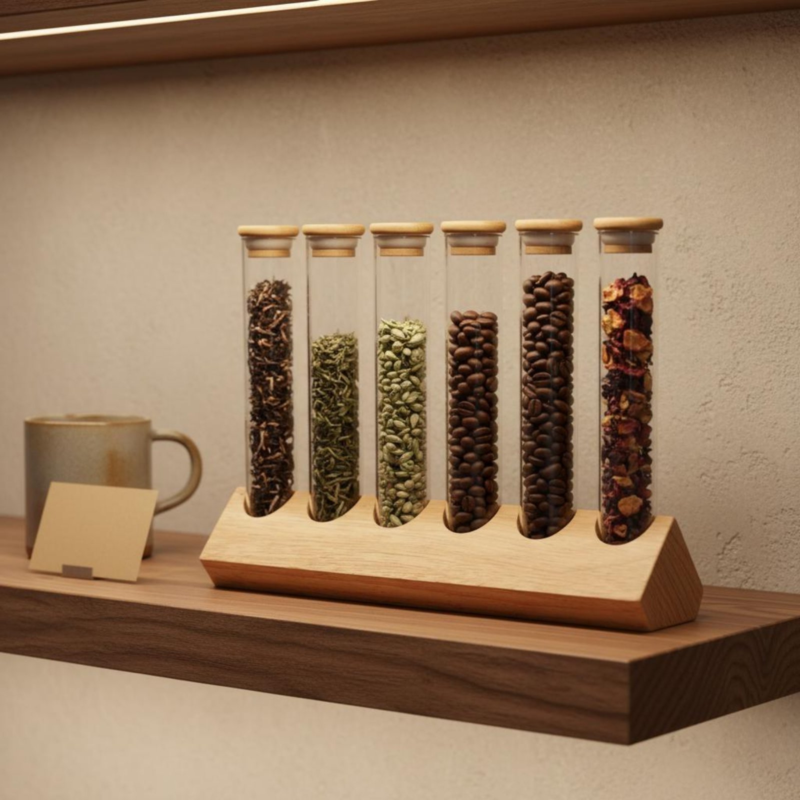 Glazen buisvormige bewaardoose - Coffee Bean & Tea Menu recensie en prijs