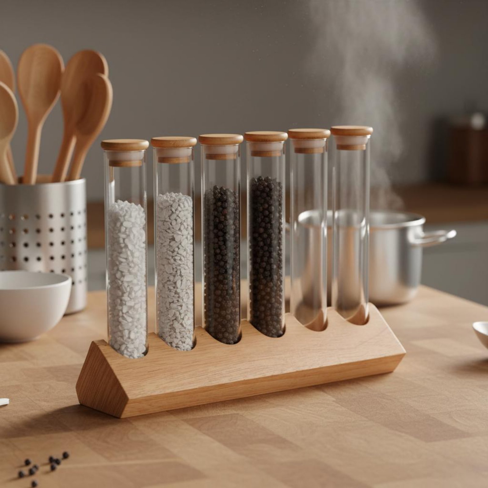 Glazen buisvormige bewaardoose - Coffee Bean & Tea Menu recensie en prijs