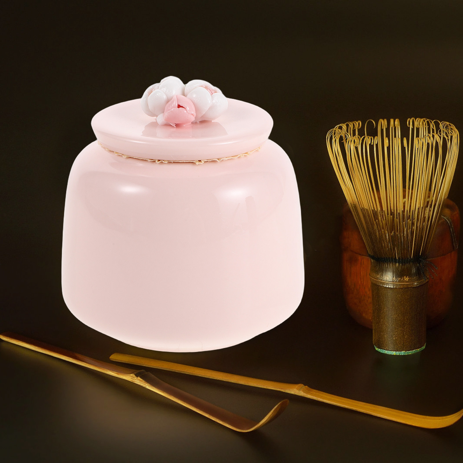 Keramische theepot roze porsel - Canister Coffee Sugar Tea recensie en prijs