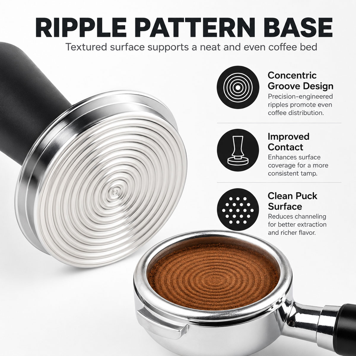 1 stuks 51/53/58 mm koffietamp - Coffee Tamper Leveler recensie en prijs
