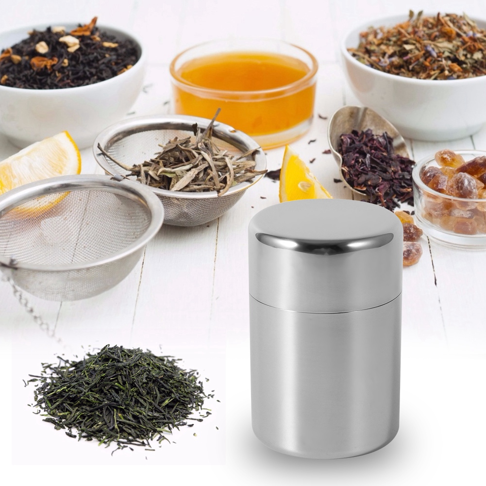 Roestvrijstalen theeblikken, v - Canister Coffee Sugar Tea recensie en prijs