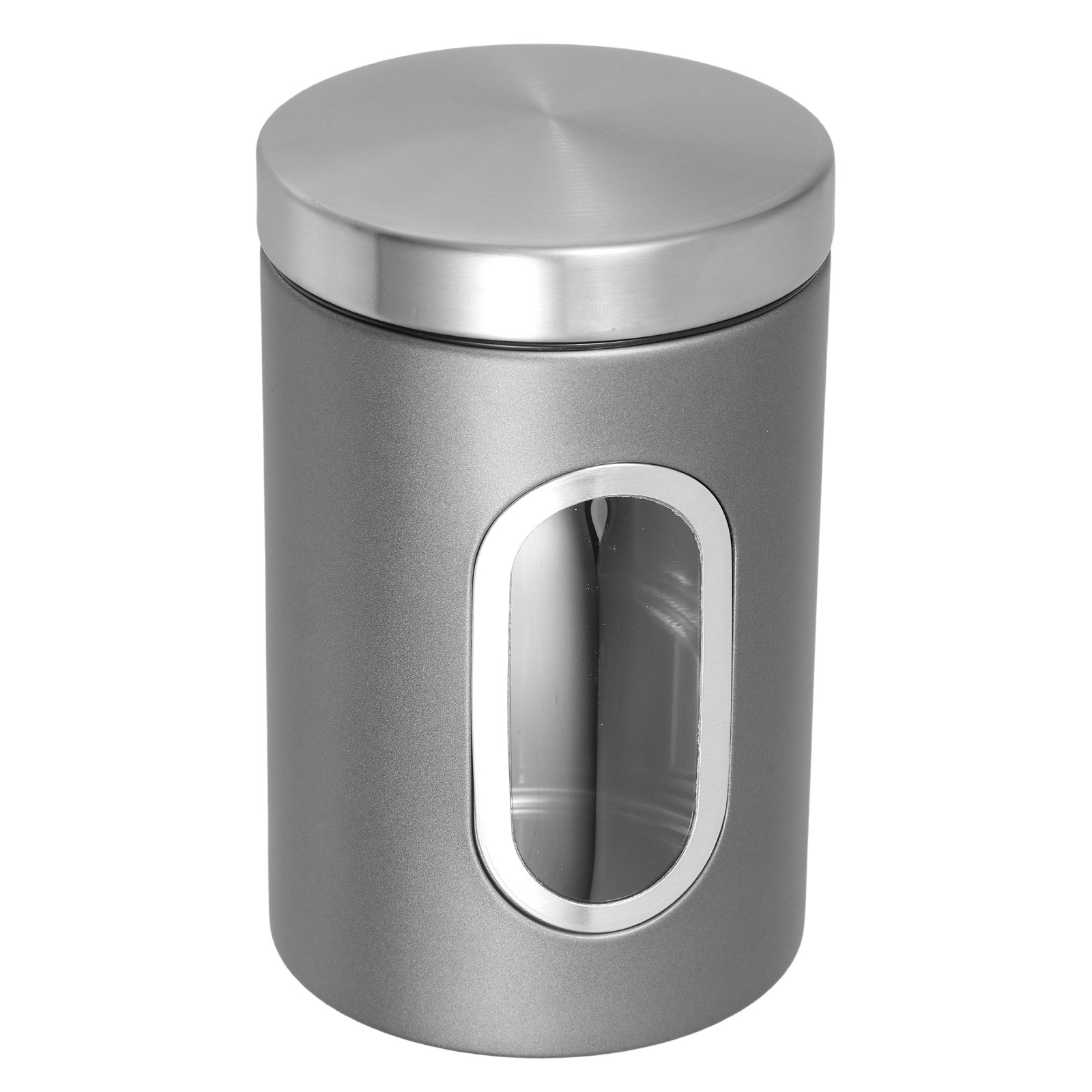 RVS bewaardoos zilvergrijs luc - Canister Coffee Sugar Tea recensie en prijs