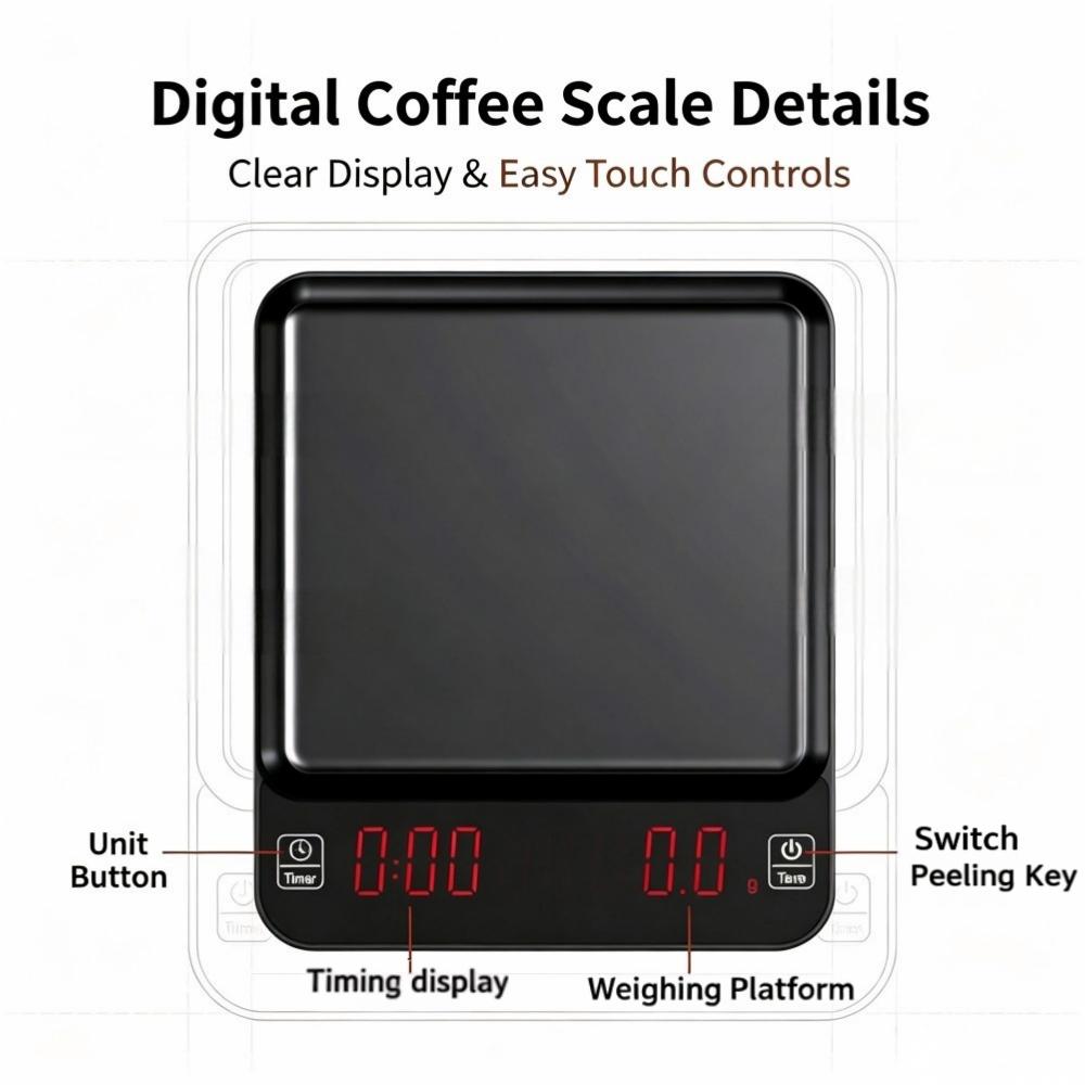 3kg/0.1g Hoge Precisie Digital - Coffee & Tea - Pastry Góc Xanh recensie en prijs