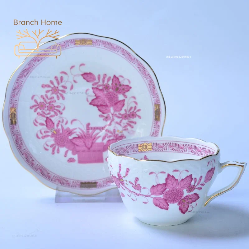 Klassieke kop en schotel Bloem - Coffee Tea Gift Basket recensie en prijs