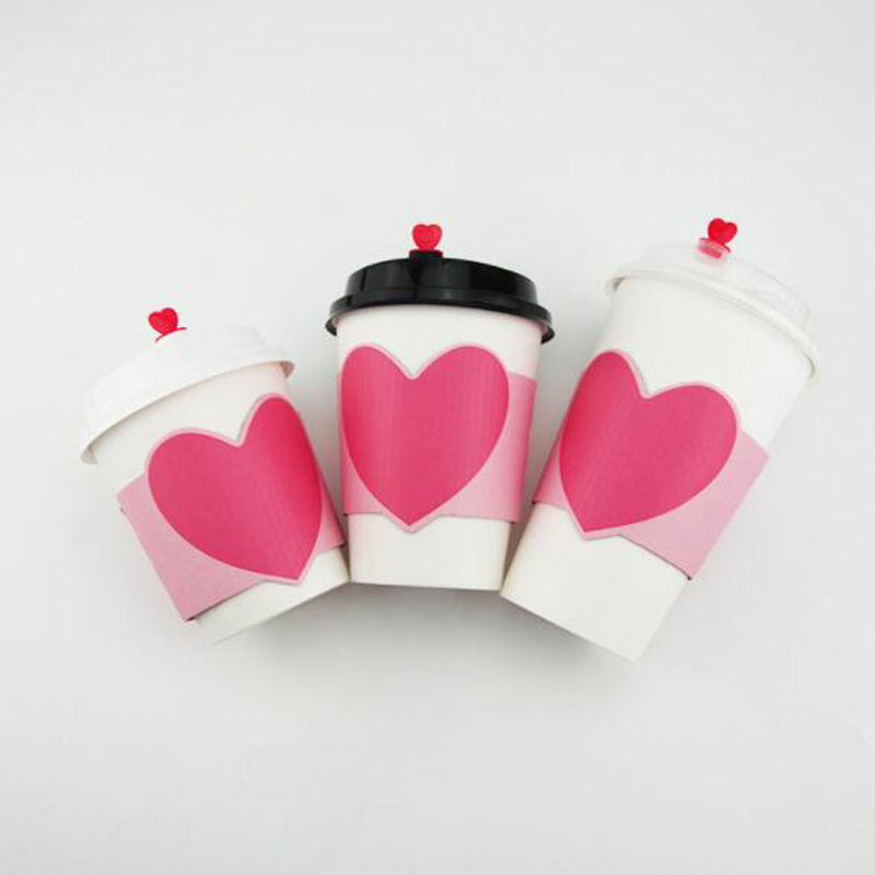 100 Stuks Wegwerp Cup Mouwen V - Coffee Tea Paper Cups recensie en prijs