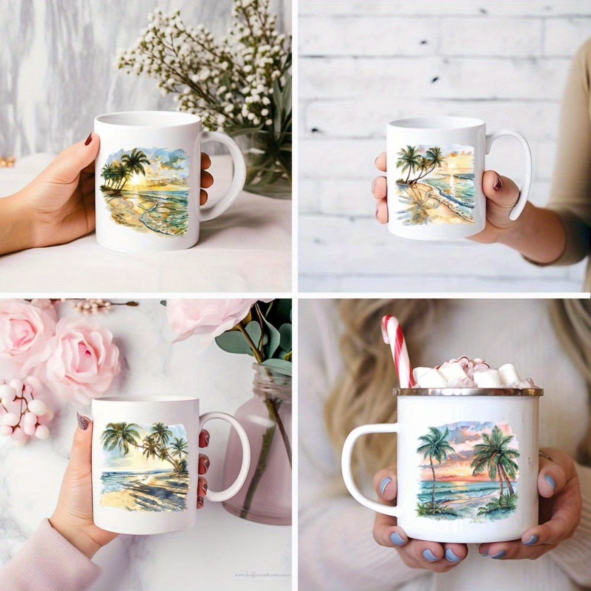 24 stks/set Zomer Tropisch Str - Coffee Tea Paper Cups recensie en prijs