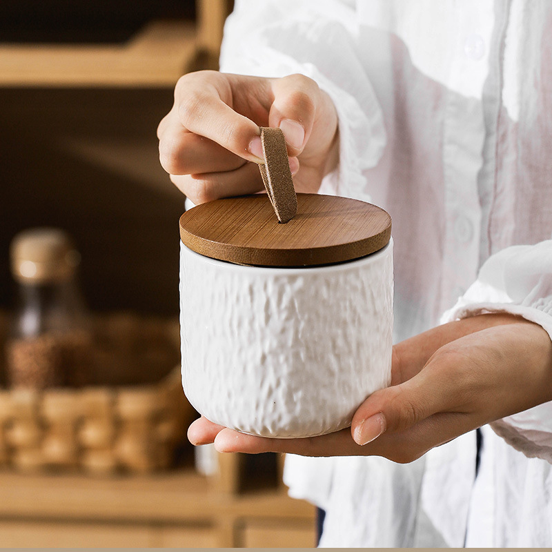 Rotspatroon keramische theeops - Canister Coffee Sugar Tea recensie en prijs
