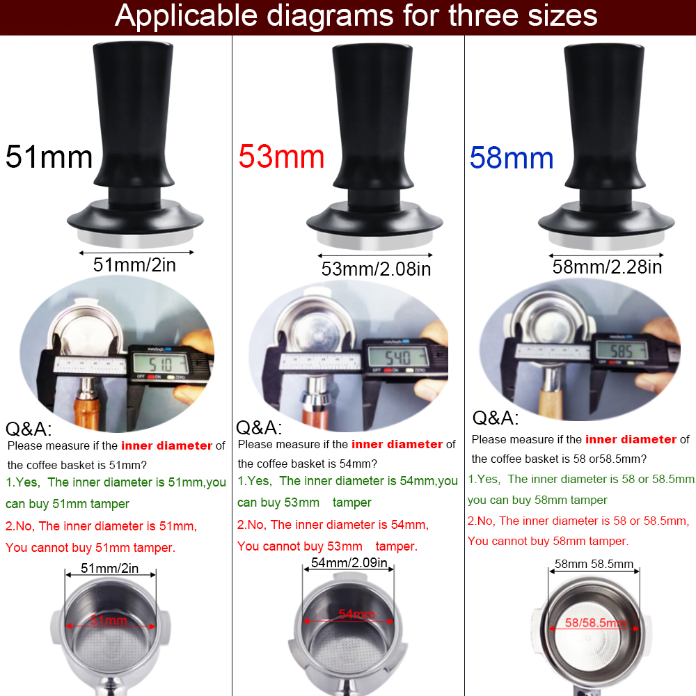 51/53/58mm Espresso Sabotage,  - Coffee Tamper Leveler recensie en prijs