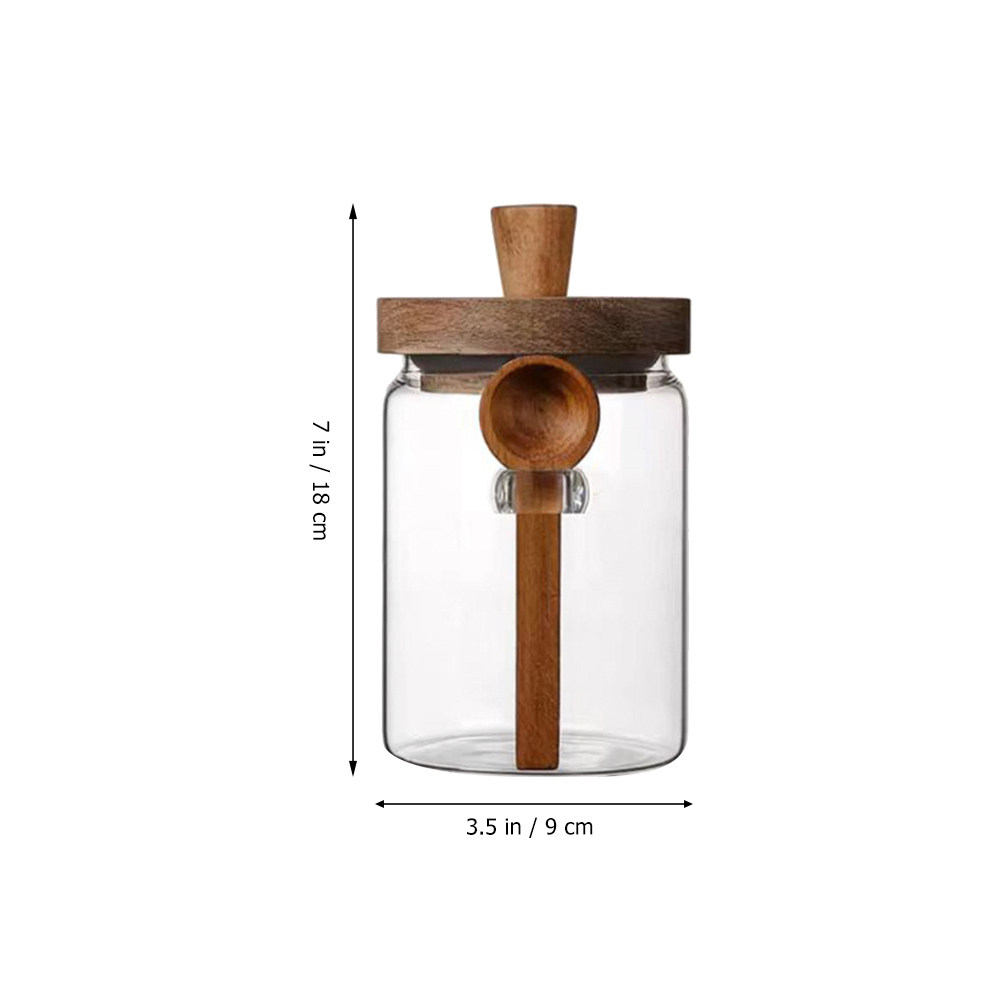Glazen koffiebonen bewaarpot m - Canister Coffee Sugar Tea recensie en prijs