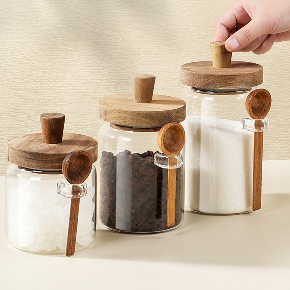 Glazen koffiebonen bewaarpot m - Canister Coffee Sugar Tea recensie en prijs