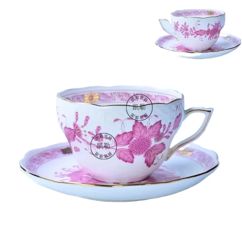 Klassieke kop en schotel, bloe - Coffee Tea Gift Basket recensie en prijs