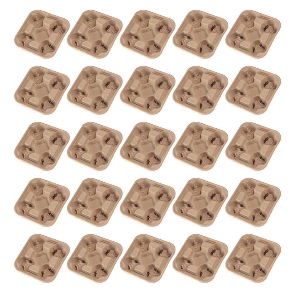 25 stuks vierkops papierpulp h - Coffee Tea Paper Cups recensie en prijs