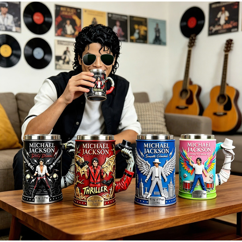 Michael Jackson King of Pop 3D - Coffee Tea Mugs recensie en prijs