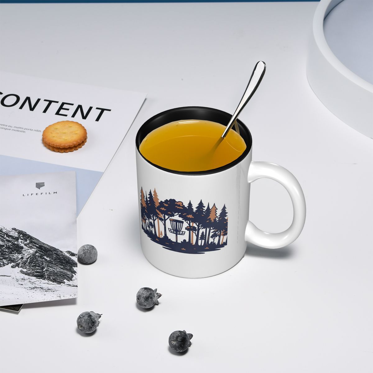 Disc Golf Scene Forest Basket  - Coffee Tea Gift Basket recensie en prijs
