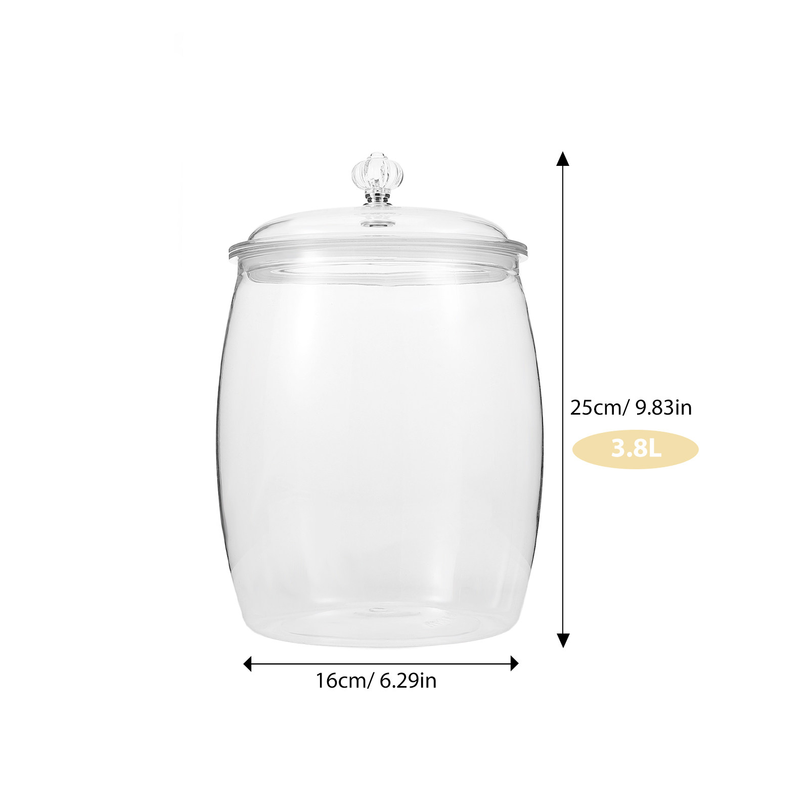 Plastic voedselbewaarbus met l - Canister Coffee Sugar Tea recensie en prijs