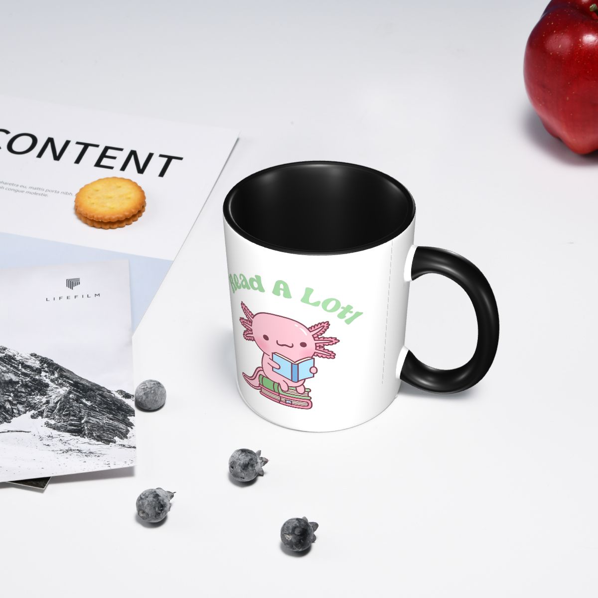 Leuke mok met 'Lees veel als e - Coffee Tea Like recensie en prijs