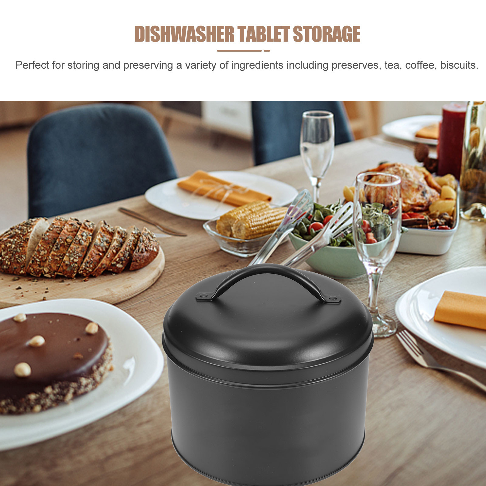 Metalen voedselopslagpot, luch - Canister Coffee Sugar Tea recensie en prijs