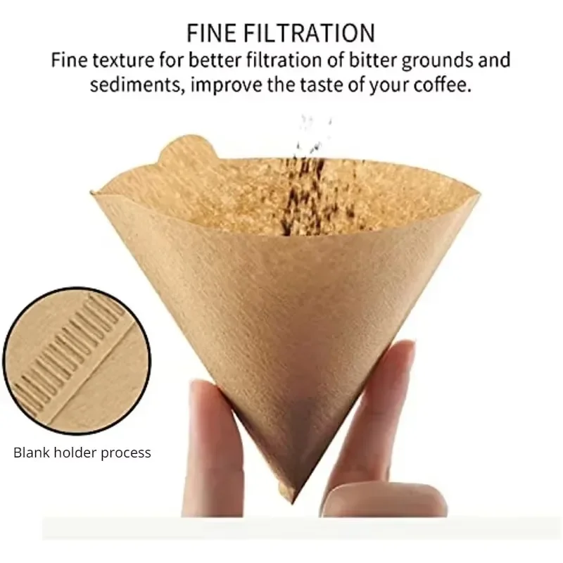 Houtpulp 02 Cone Filter Pour O - Coffee Tea Paper Cups recensie en prijs